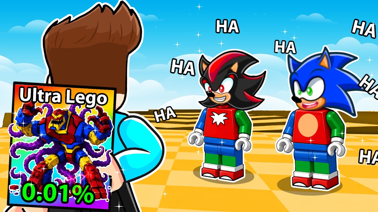 I PRETENDED AS NOOB THEN USED 0.0001% SECRET LEGO POWER IN ROBLOX !!