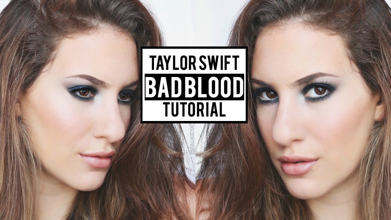 Taylor Swift Bad Blood Makeup Tutorial Navy Smokey Eye