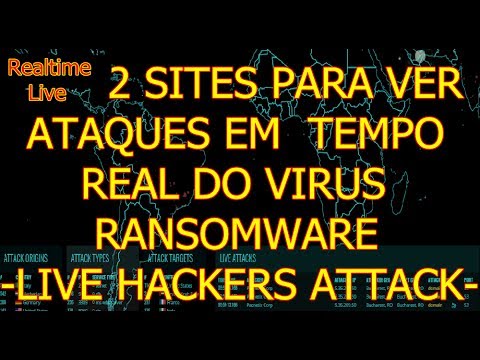 Ransomware - 2 Sites para ver o ataque em tempo Real - Realtime Live