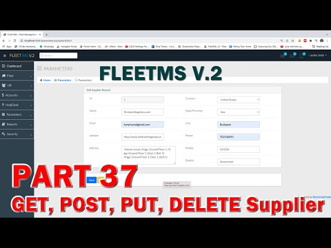 Part 37 - GET, POST, PUT, DELETE Suppliers - HomeWork