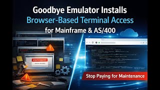 Goodbye Emulator Installs: Browser-Based Terminal Access for Mainframe & AS/400