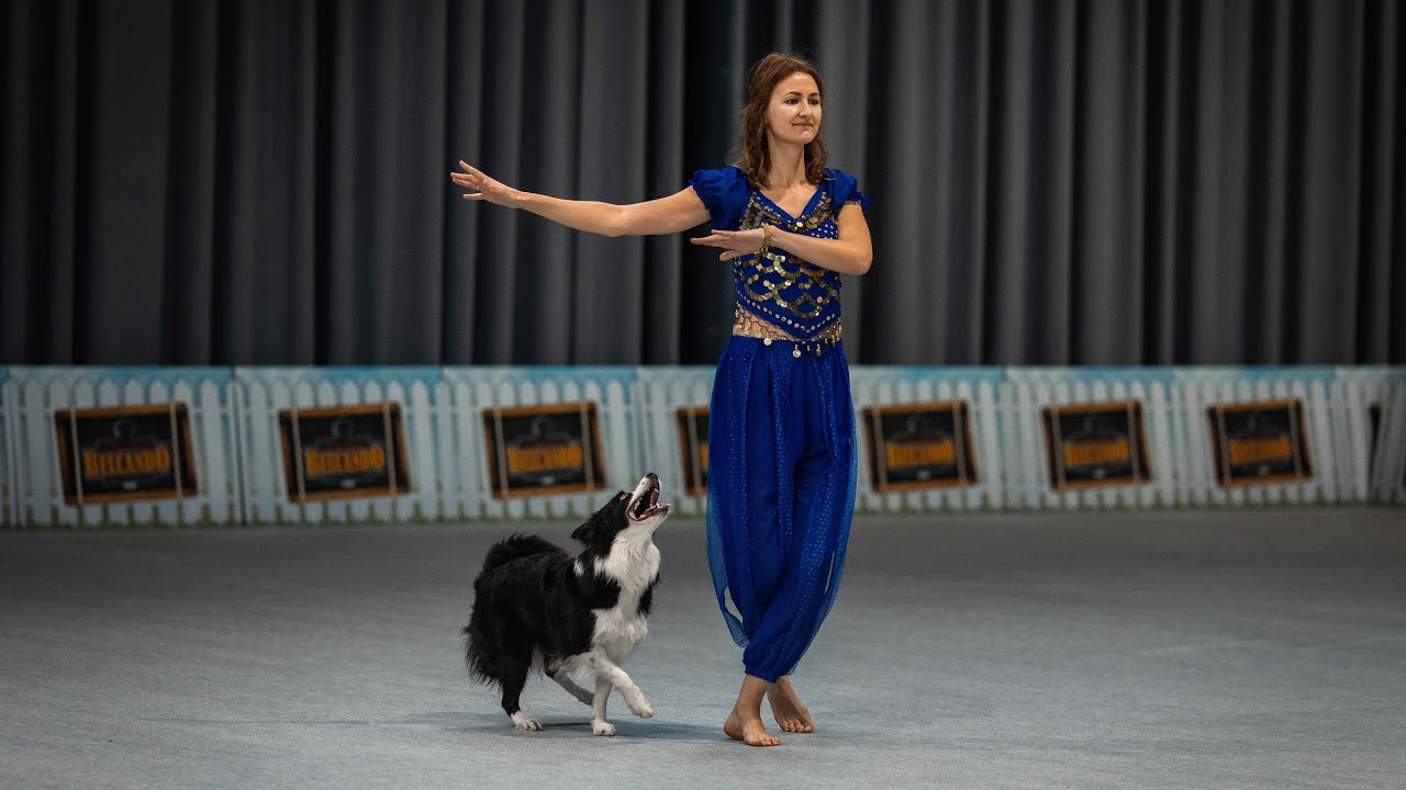 Anastasiia Beaumont and Salsa - Heelwork to Music class 1