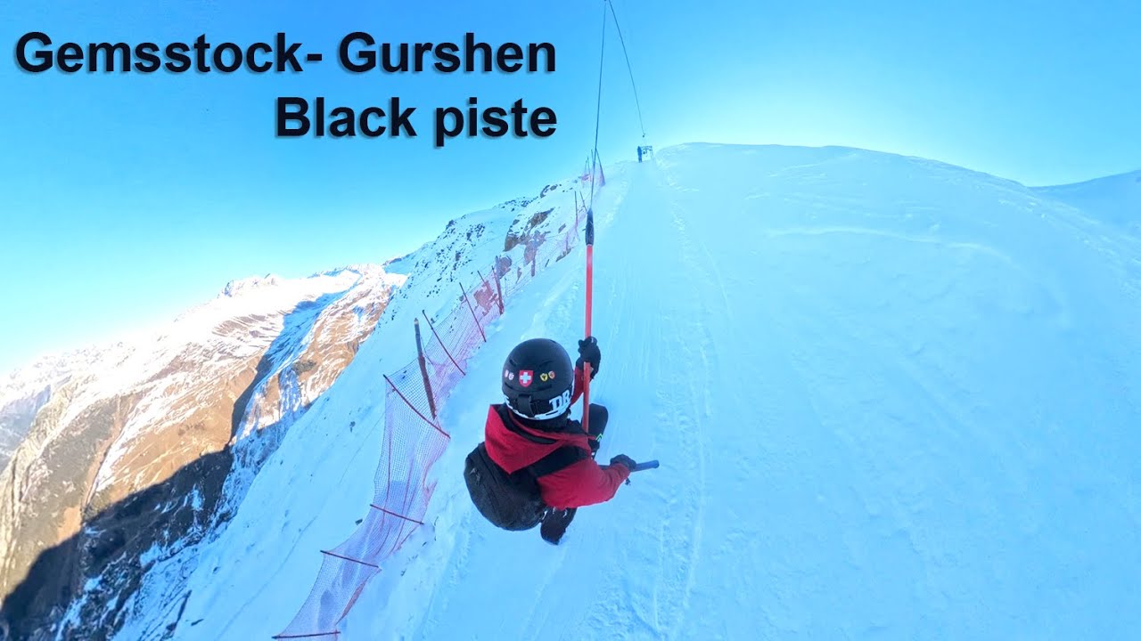 Andermatt Piste Guide 2026 - One of the MOST challenging T bar Lift in Europe - Black Piste