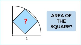 Challenging problem given to students - square in a quadrant screenshot 1