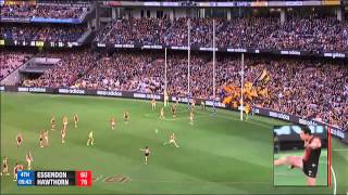 Essendon Bombers vs Hawthorn Hawks Q4 Rnd 2 AFL 2015