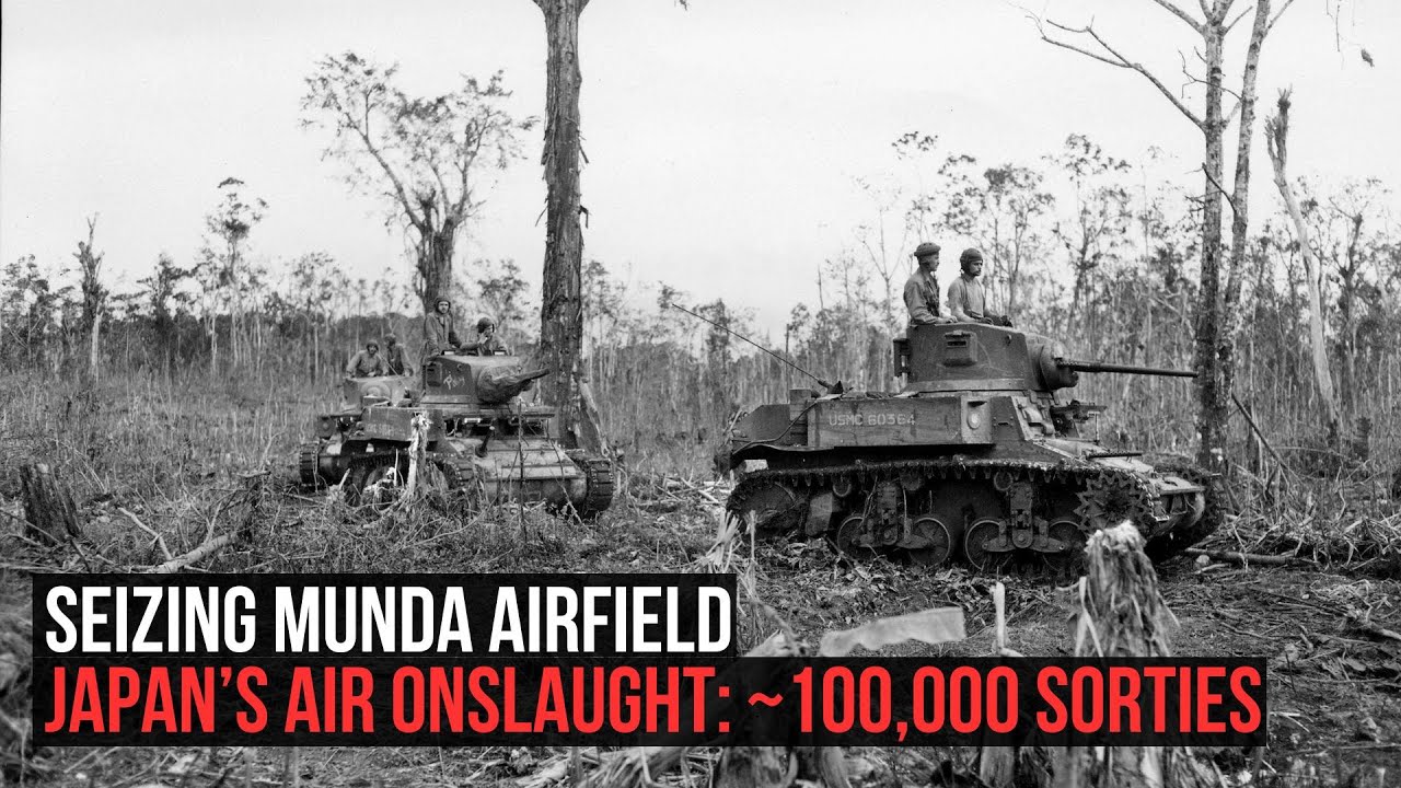 New Georgia 1943 – The Fight for Munda | Nearly 100,000 Sorties in 19 Days | WW2