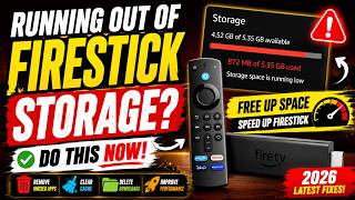 Running Out of FireStick Storage? Do This RIGHT NOW ! 2026