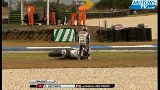 WSBK Rider falls at Phillip Island 2009