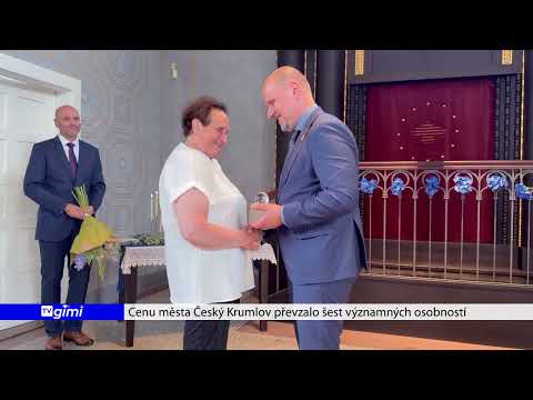 Český Krumlov ocenil osobnosti, které městu zasvětily svůj život