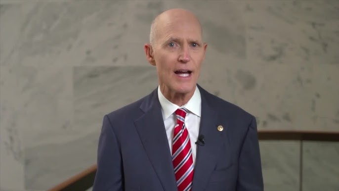 U.S. Senator Rick Scott doesn't regret comments about President Biden - YouTube