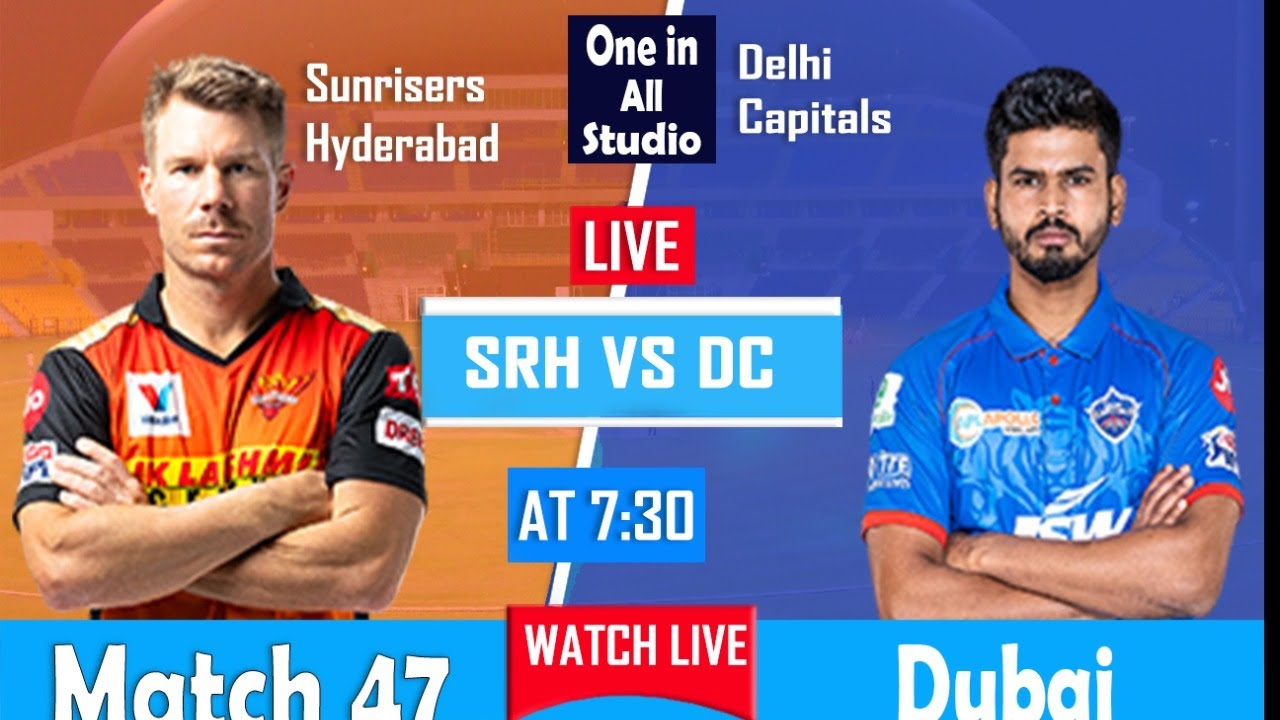 Hyderabad vs Delhi, 47th Match - Live Cricket Scorecard SRH vs DC