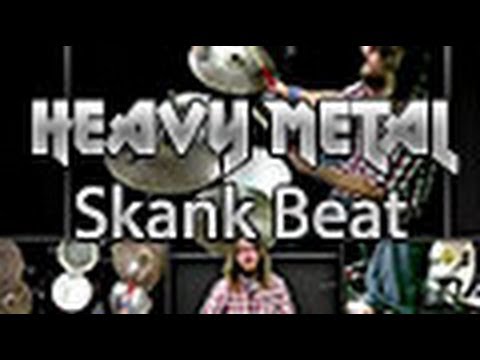 Heavy Metal Drumming-Skank Beat for Metal Beginners-Online Drum Lesson