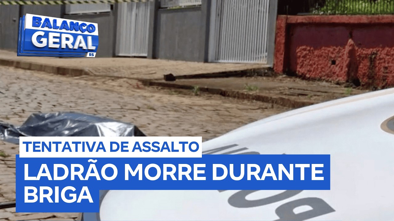 Furto e morte: criminoso morre durante briga com dono de casa
