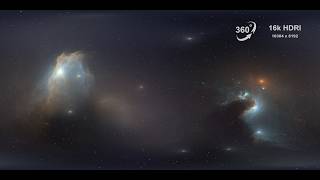 New project 3819: Animation of a space scene using a 16K 360° HDRI texture.
