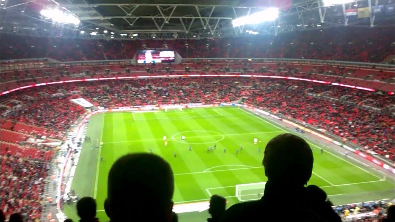 View from my Seat Wembley Block 542 Row 18 Seat 59 YouTube
