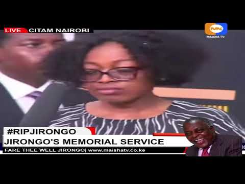 JIRONGO S MEMORIAL SERVICE 