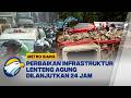Perbaikan Jalan Ambles Lenteng Agung Ditarget Segera Selesai - [Metro Siang]