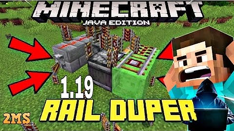 RAIL DUPLICATOR | Minecraft 1.19