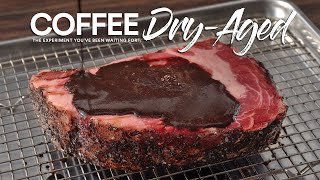 I Dry-Aged STEAKS in COFFEE for 24hrs | Guga Foods!
