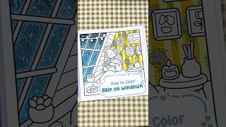 Southern Lotus | How to Color Rain on Window #southernlotus #coloring #coloringbook #coloringbooks