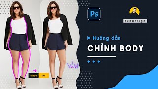 [Photoshop Tip] Hướng dẫn chỉnh Body thon như Ngọc Trinh trong Photoshop | FupDesign Stories screenshot 2