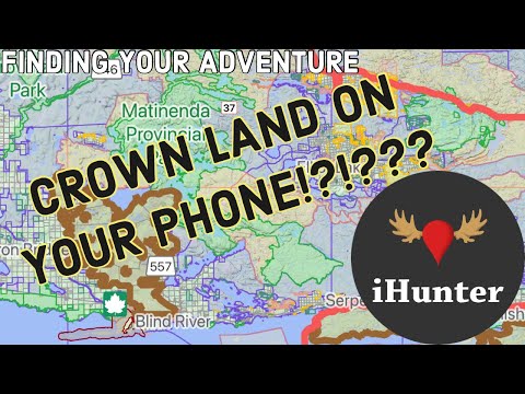 FINDING CROWN LAND WITH YOUR PHONE!!! with the  IHunter app.