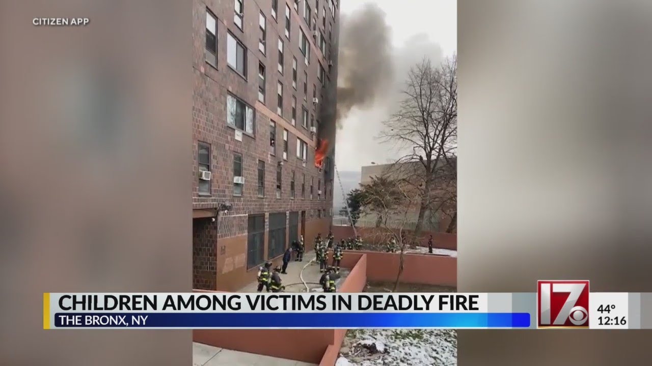 At least 9 children among 19 killed in Bronx high-rise fire - YouTube