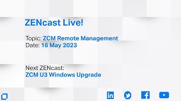 ZENcast Live! ZCM Remote Control