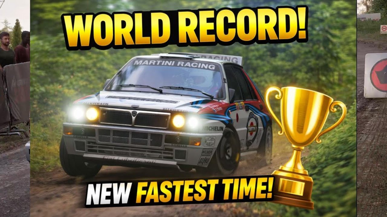 🏆 WORLD RECORD 😱 Lancia Delta HF | Setup ultime (Assetto Corsa Rally)