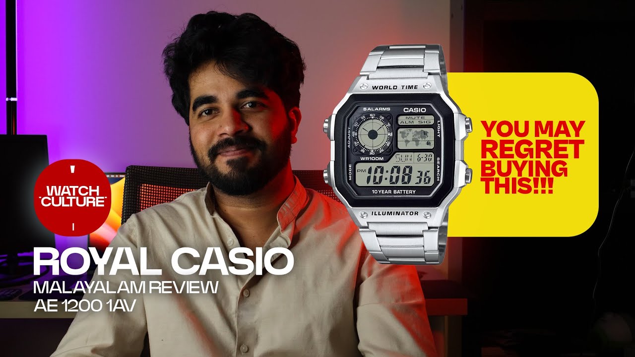 Casio AE1200WHD Unboxing & Review Malayalam | The Legendary Casio Royale