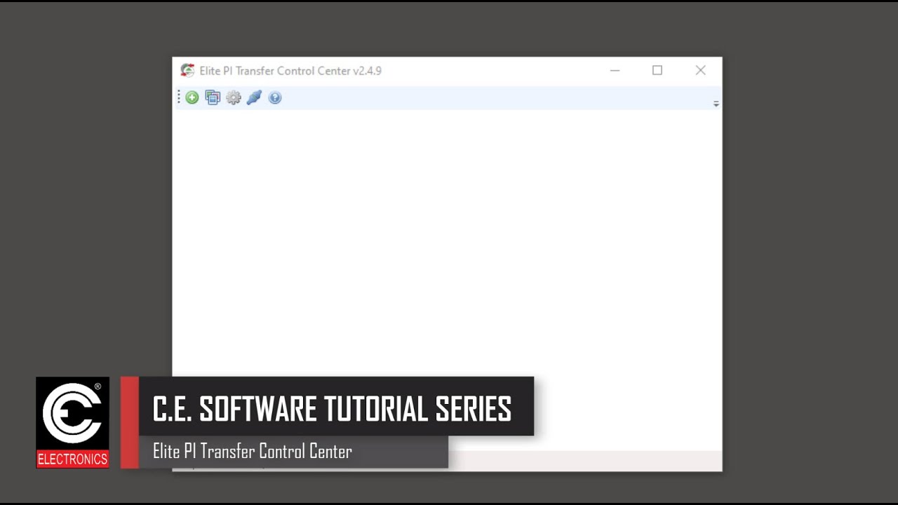 Elite PI Transfer Control Center