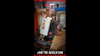 Heavy-Duty Plate Preparation with the ABM50 Bevelling Machine #bevellingmachine #steelfabrication