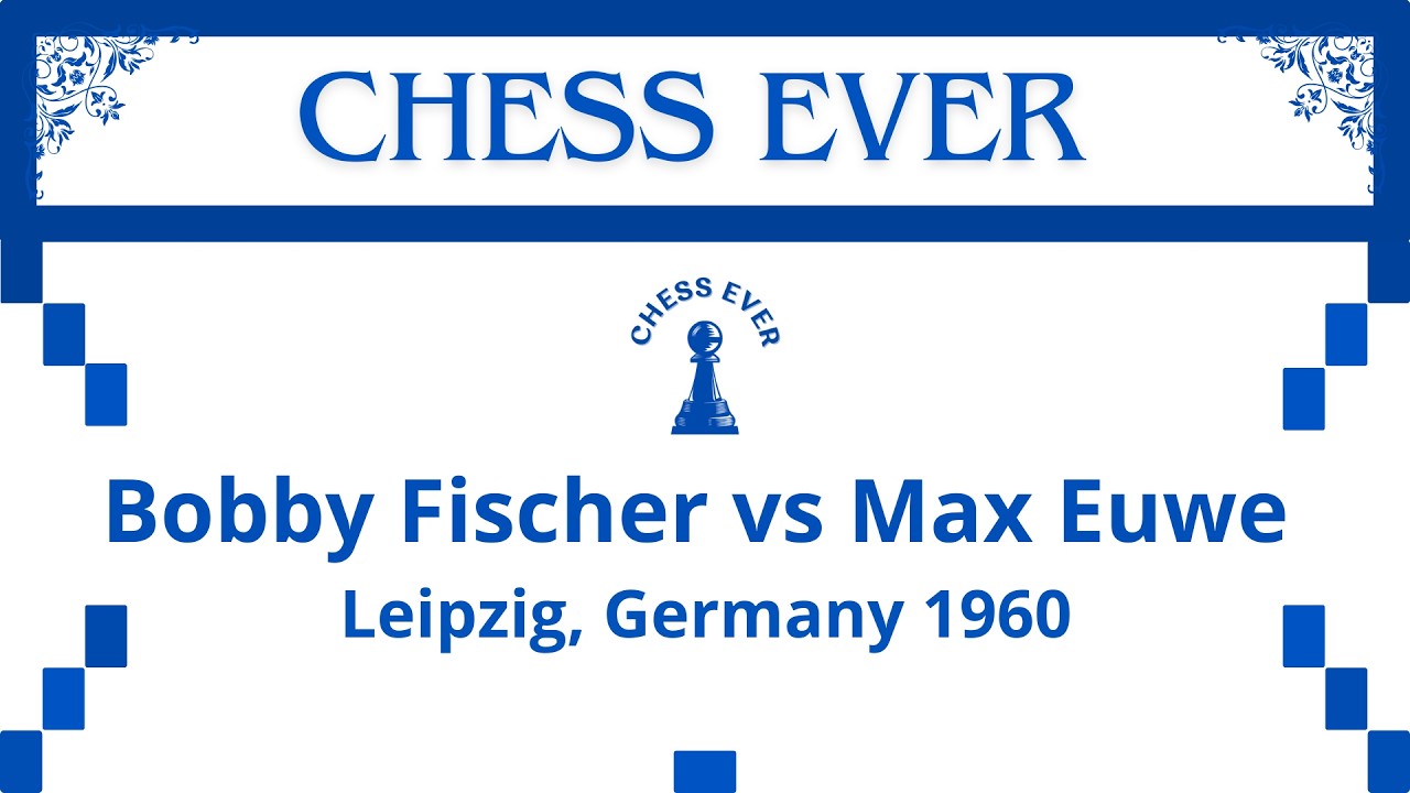 Bobby Fischer vs Max Euwe. Leipzig, Germany 1960