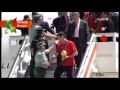 Llegada de la Copa del Mundo a Madrid Barajas -  Selección de España 2010 - Cuatro - Sudáfrica