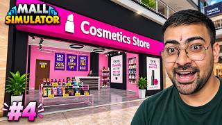 I OPENED A COSMETICS STORE IN MY MALL! 💄 | MALL SIMULATOR GAMEPLAY #4 screenshot 4