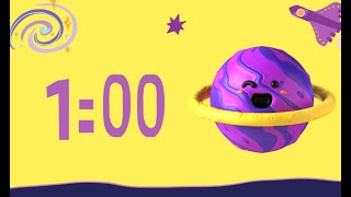 1 Minute Science/Space Theme Timer with Music