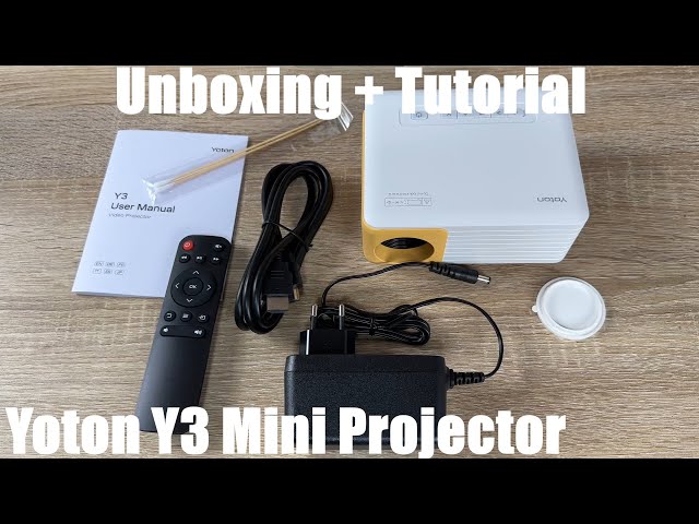 Yoton (Y3) Portable Mini Video Projector - Native 720P - White