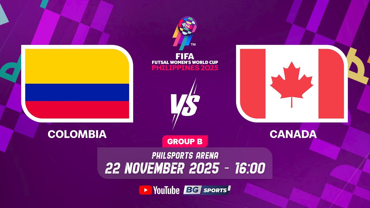 LIVE🔴 : Colombia vs Canada | FIFA Futsal Women's World Cup Philippines
