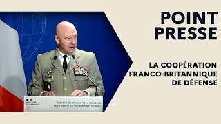 Point presse du 23/03 - la coopération franco-britannique de défense