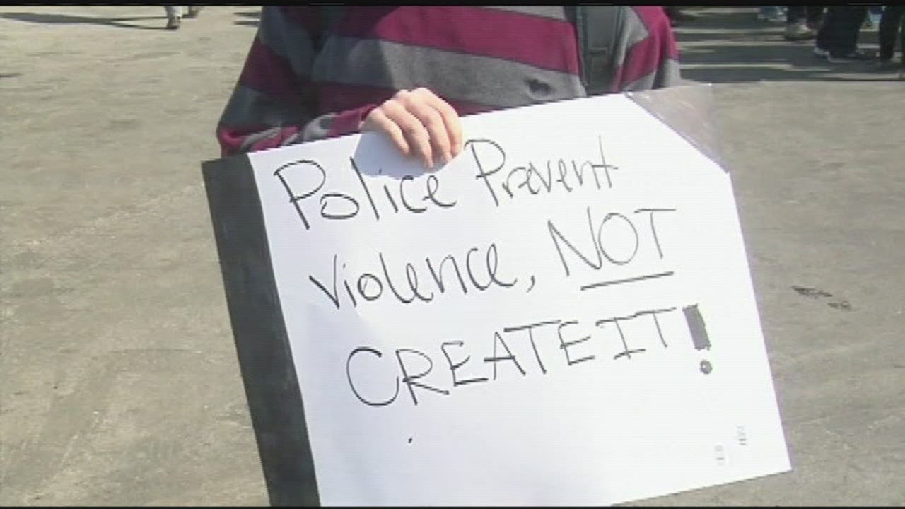 Alleged "Blarney Blowout" brutality protested at UMass