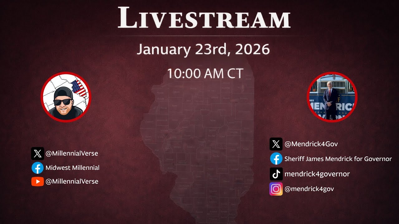A Conversation with Sheriff Mendrick running for Governor of Illinois.