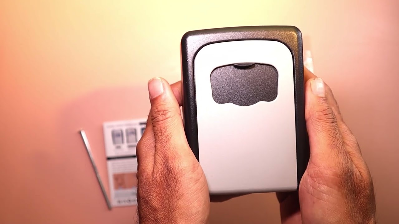 Outdoor Key Lock Box with Code|Secure Spare Keys for Home