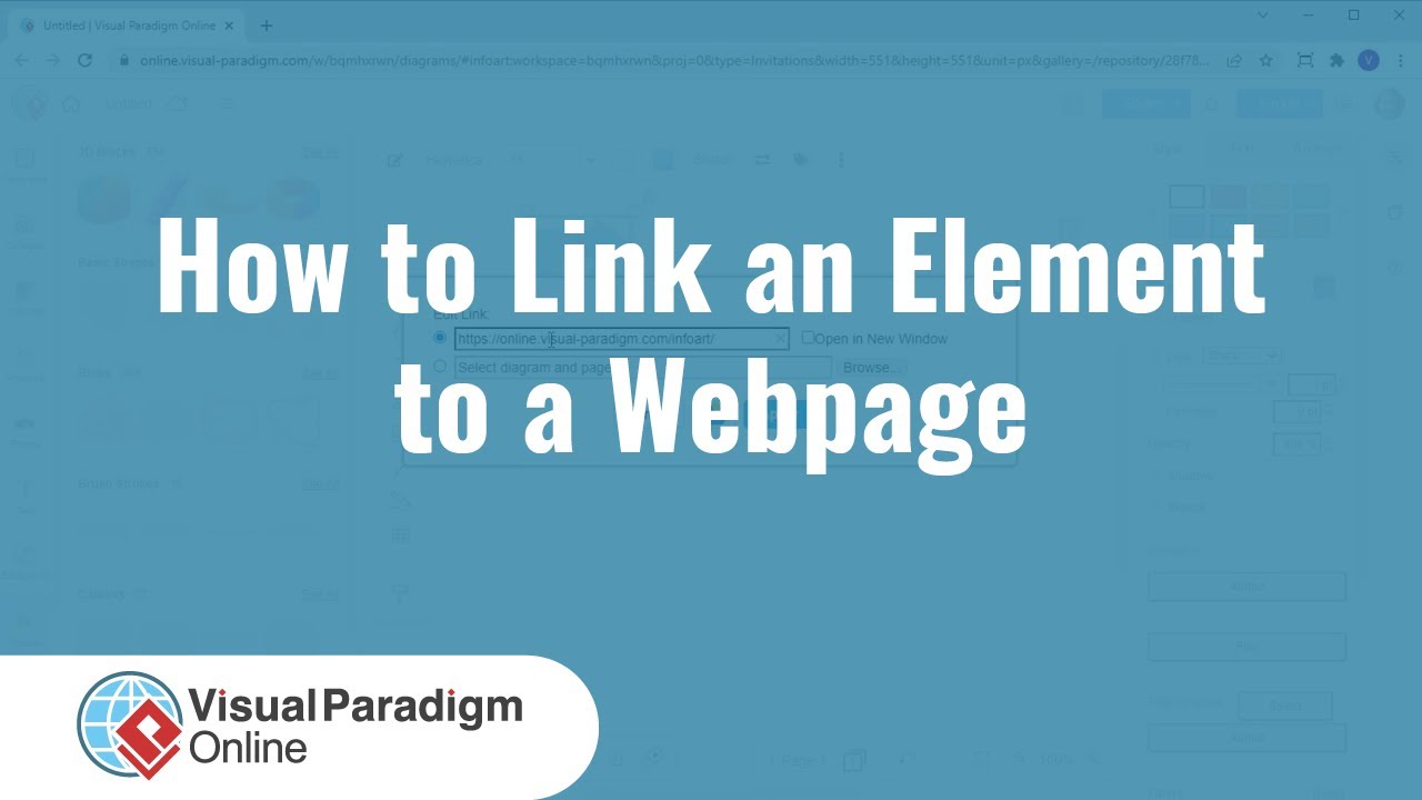 Link Element Visual Example How to Link an Element to a Webpage - YouTube