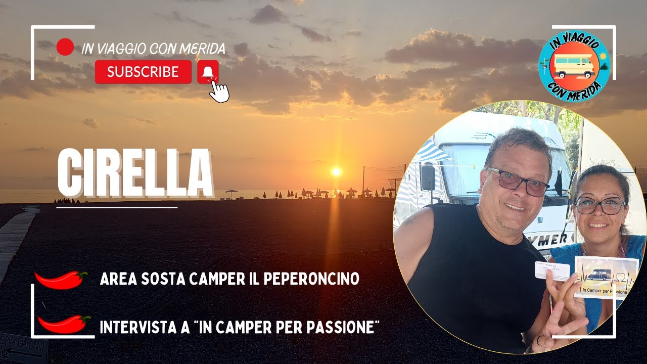 Cirella Area Sosta Camper Il Peperoncino e Intervista a 