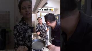 Let’s heat up and enjoy🤣 #comedy #viral #funny #relatable #pranks #jokes #couplecomedy #humor