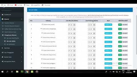 WEB SISTEM ABSENSI DAN PENGGAJIAN FINGERPRINT X100C (PART 3)
