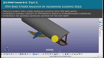 LS-DYNA tutorial | Part II. Bird-Shaped SPH Bird Strike Analysis of Leading Edge | 18-12