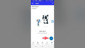 How to use the Canvas Student app to send a message (Canvas inbox)