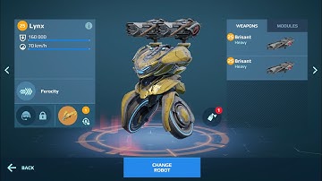 Lynx brisant new meta build war robots test server gameplay