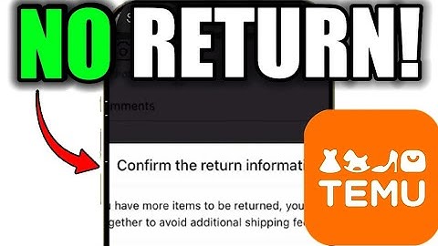 RETURN ITEMS ON TEMU! (FULL GUIDE)